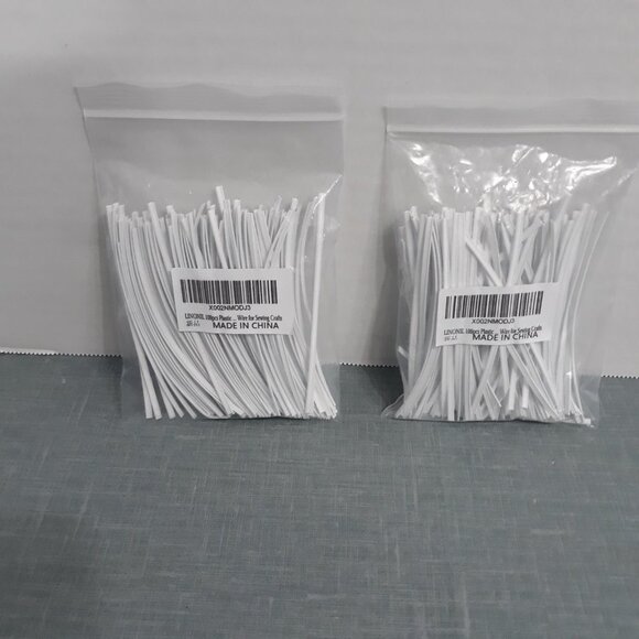 Plastic Wire For Sewing Crafts 2 Packs with 100 in each pack - Picture 6 of 6